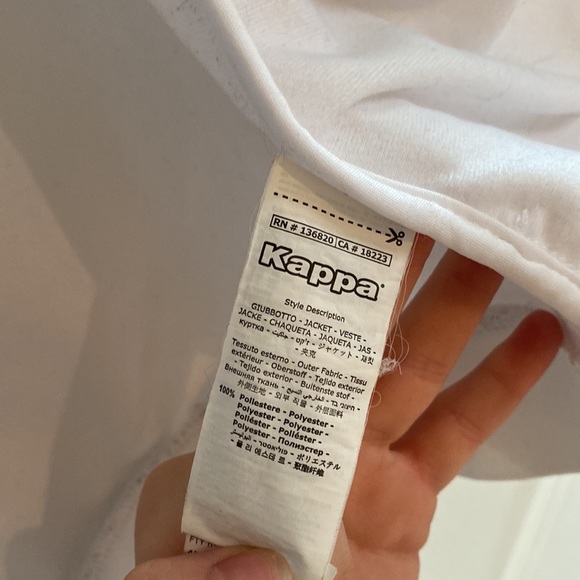 Kappa jacket in size S white - Picture 7 of 9